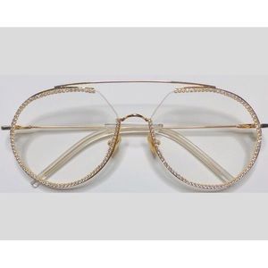Women’s Round Bling Eyeglasses